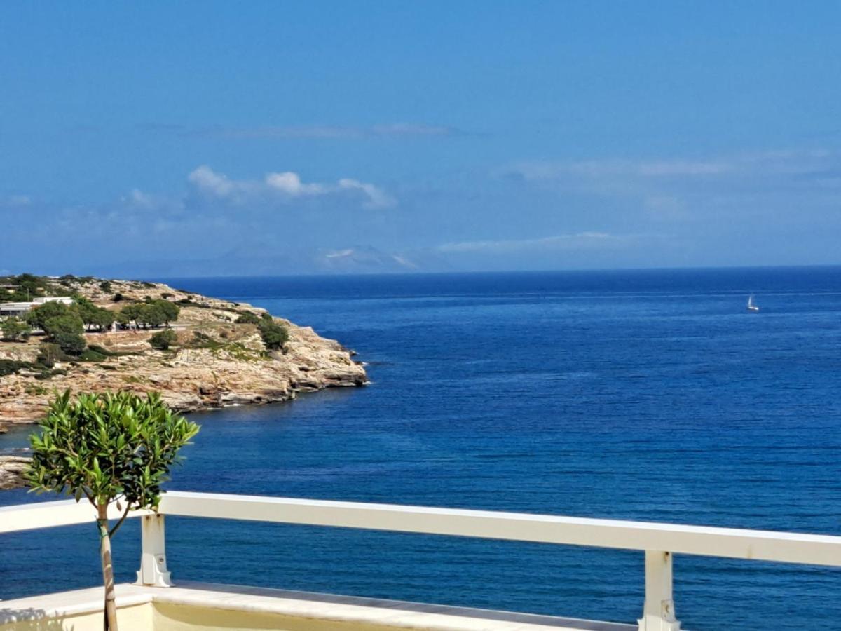 Seaview Flora'S Luxury Apartment-300Meters From The Beach Rethymno  Bagian luar foto